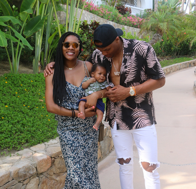 These Photos Of NBA Star Russell Westbrook, His Wife Nina And Their Son Noah Are Black Family Goals